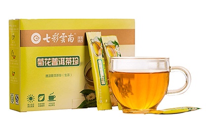 菊花普洱茶珍生